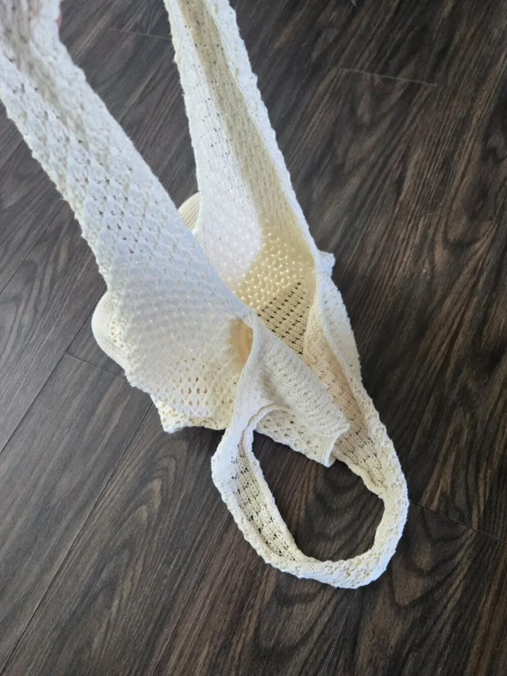 70's Boho/Hippie Style Crochet Knit Hobo Bag NWOT